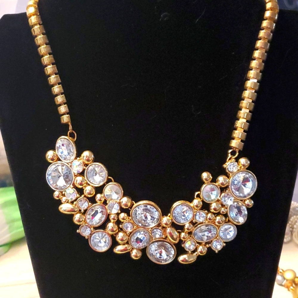 Antique Illuminated Jeweled Necklace